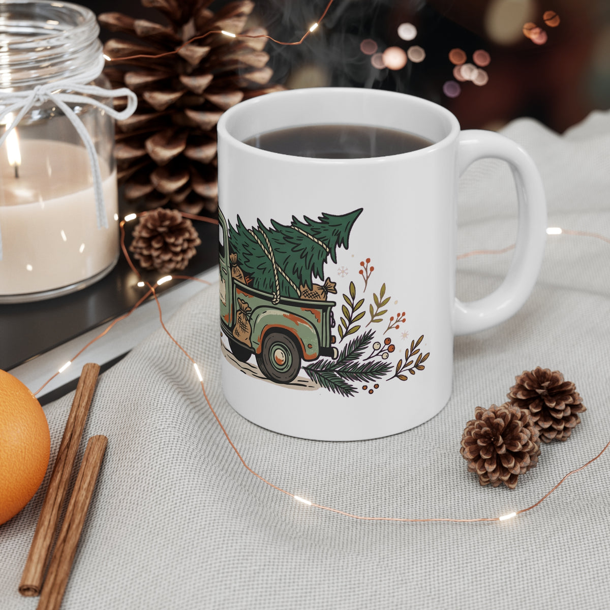 Est. 1974 Christmas Truck - Mug 11oz