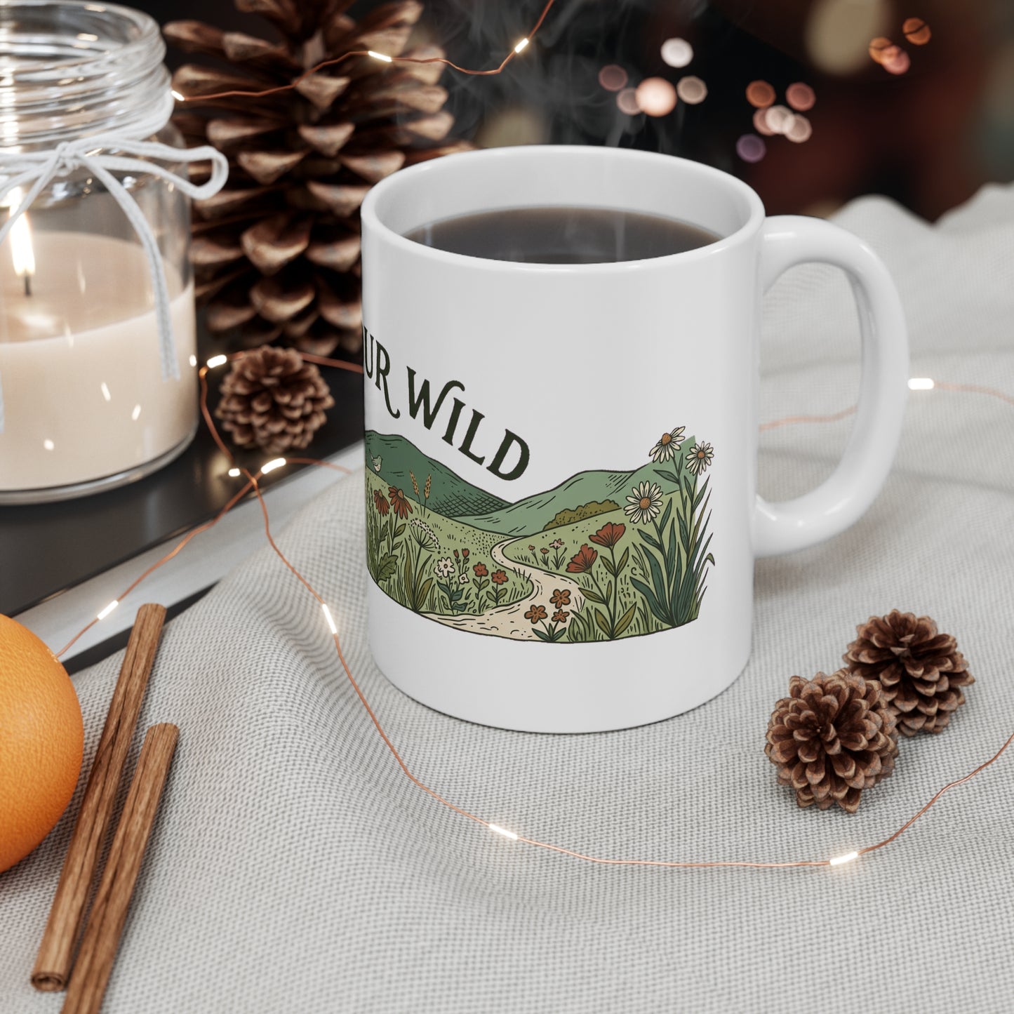 Original hand-drawn designs inspired by nature and the outdoors, from Evergreen Tees. The Find Your Wild Coneflower & Daisy Meadow design, made to order by…