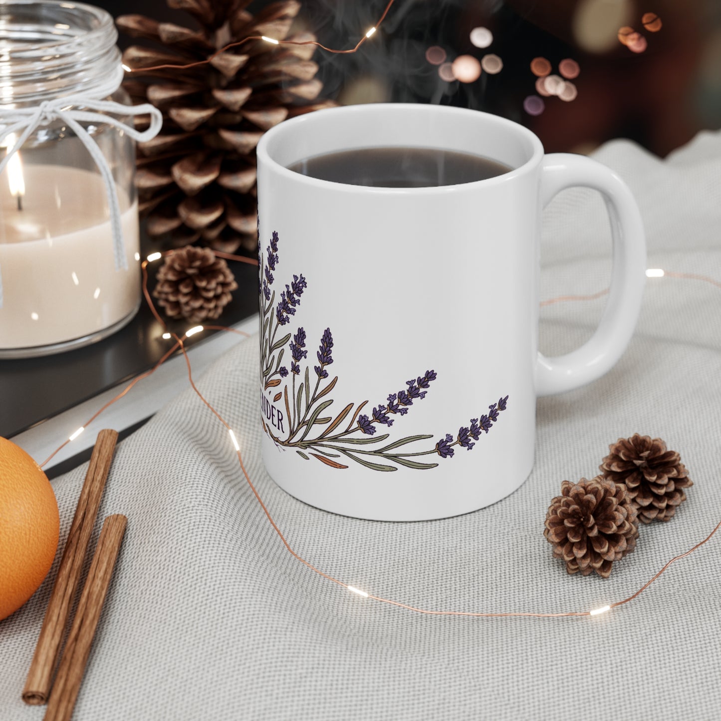 Lavender Herb Botanical - Mug 11oz