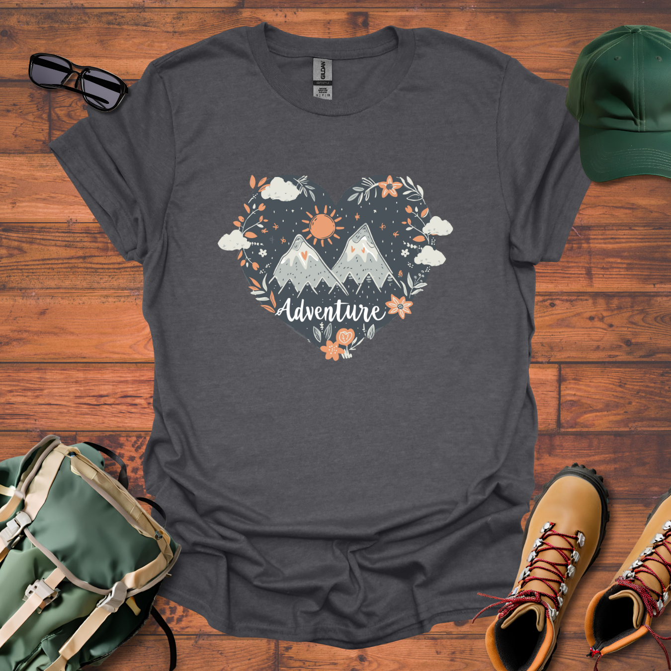 Heart Adventure Tee - Unisex Softstyle T-Shirt