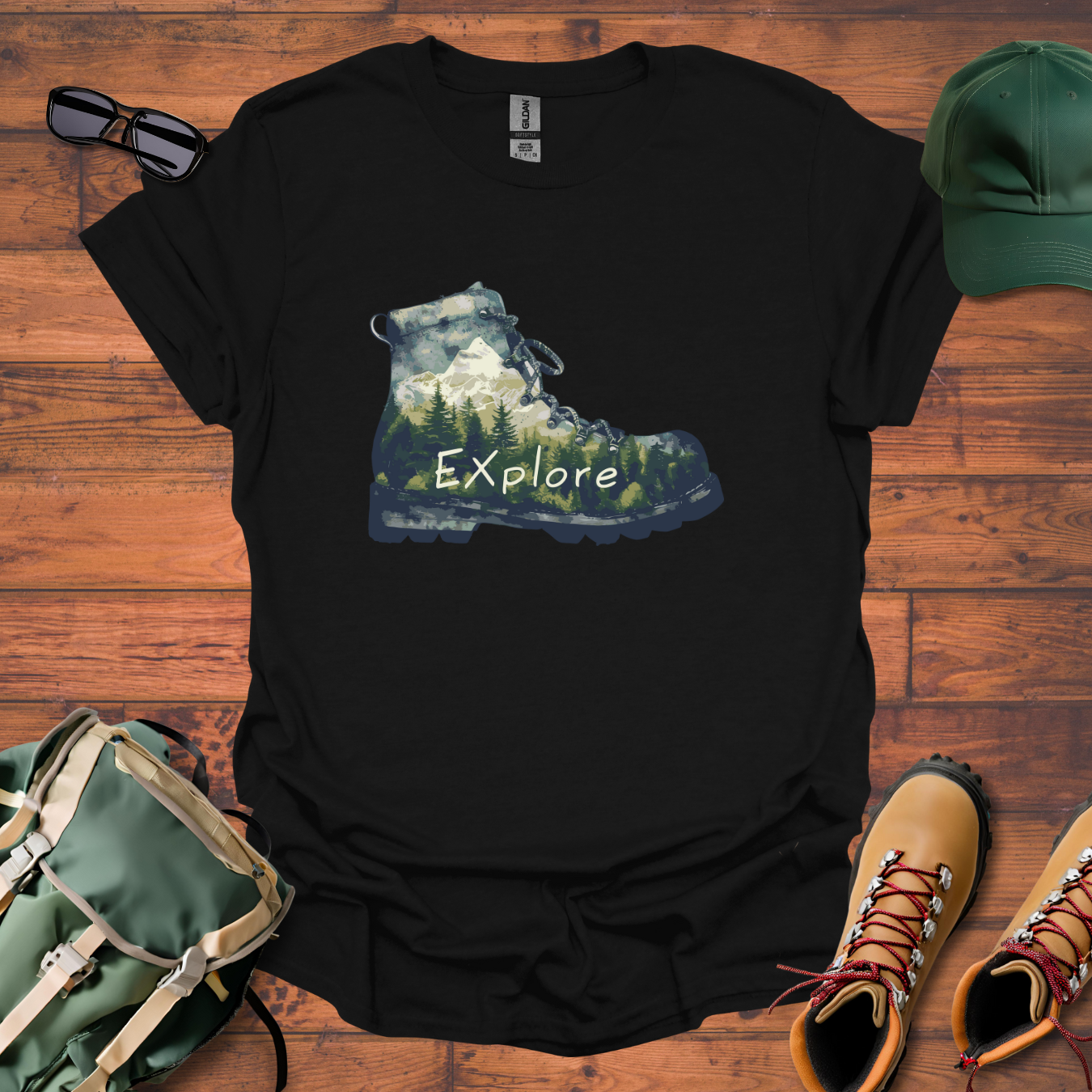 Boot Explore Tee - Unisex Softstyle T-Shirt