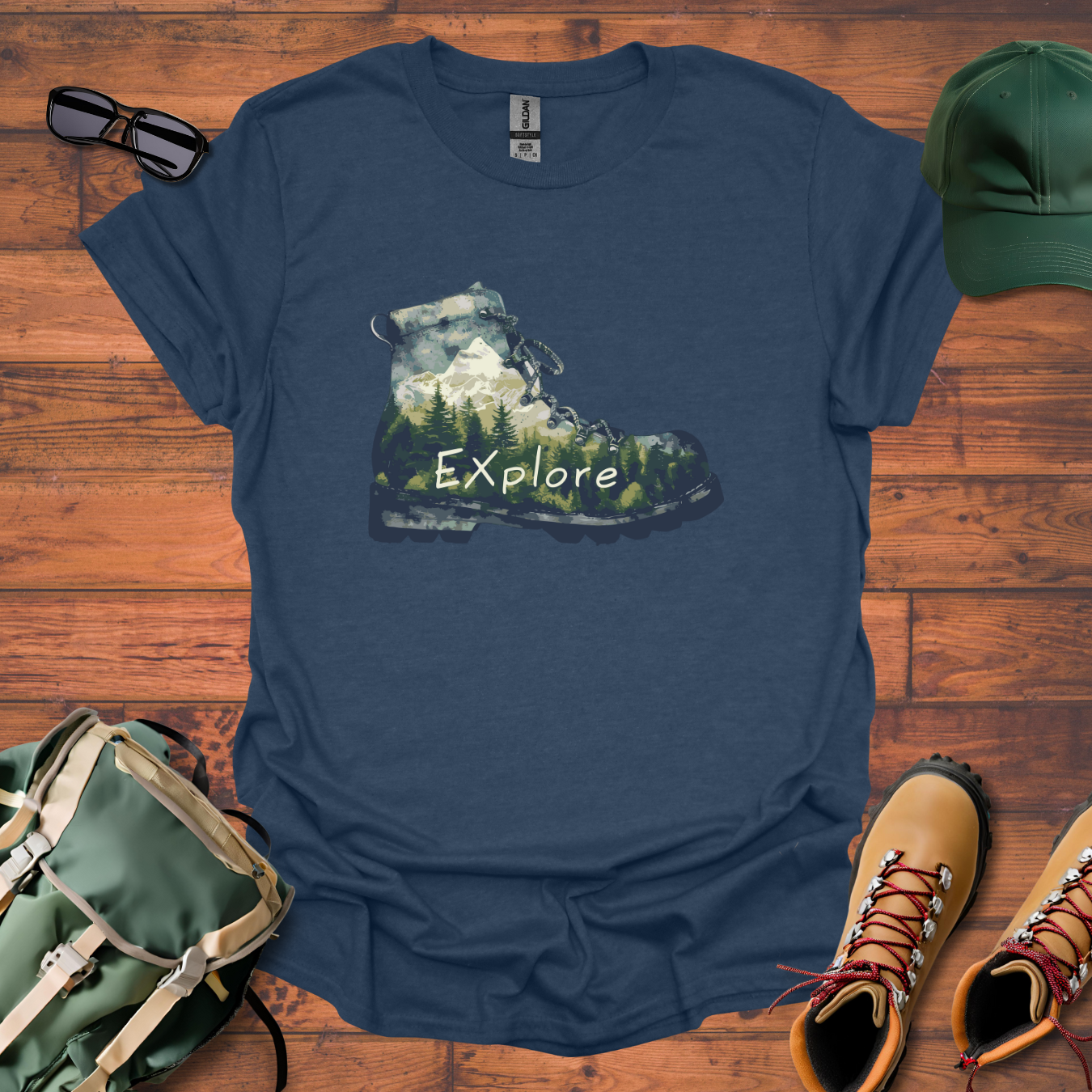 Boot Explore Tee - Unisex Softstyle T-Shirt