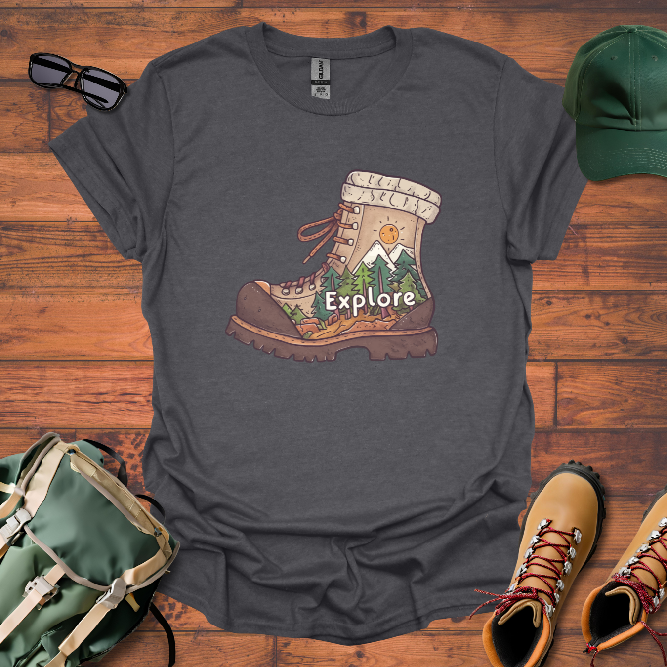 Boot Explore Fun Tee - Unisex Softstyle T-Shirt