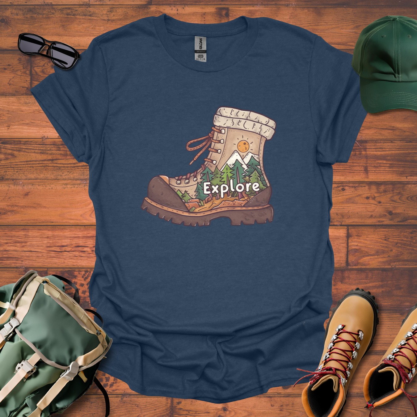 Boot Explore Fun Tee - Unisex Softstyle T-Shirt