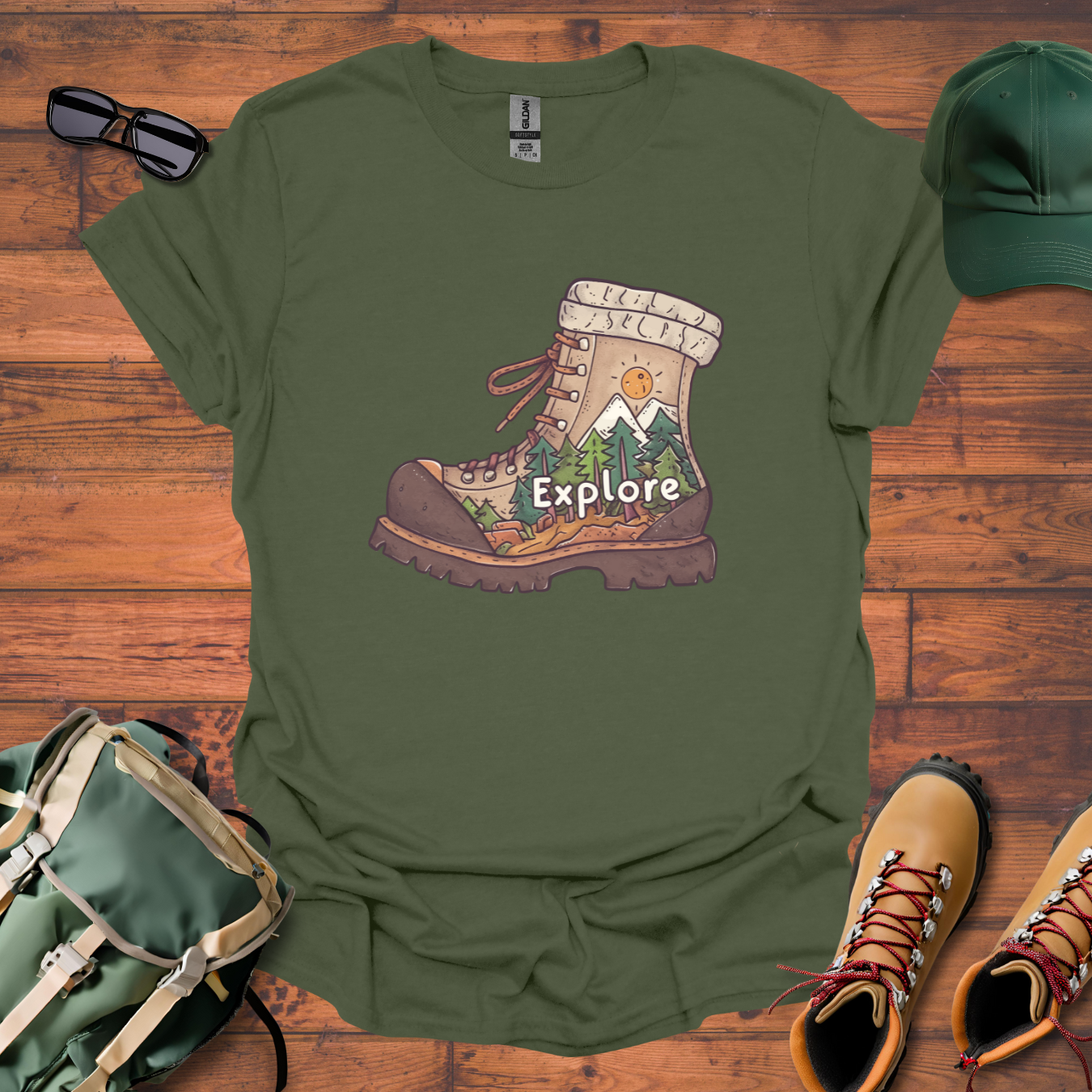 Boot Explore Fun Tee - Unisex Softstyle T-Shirt