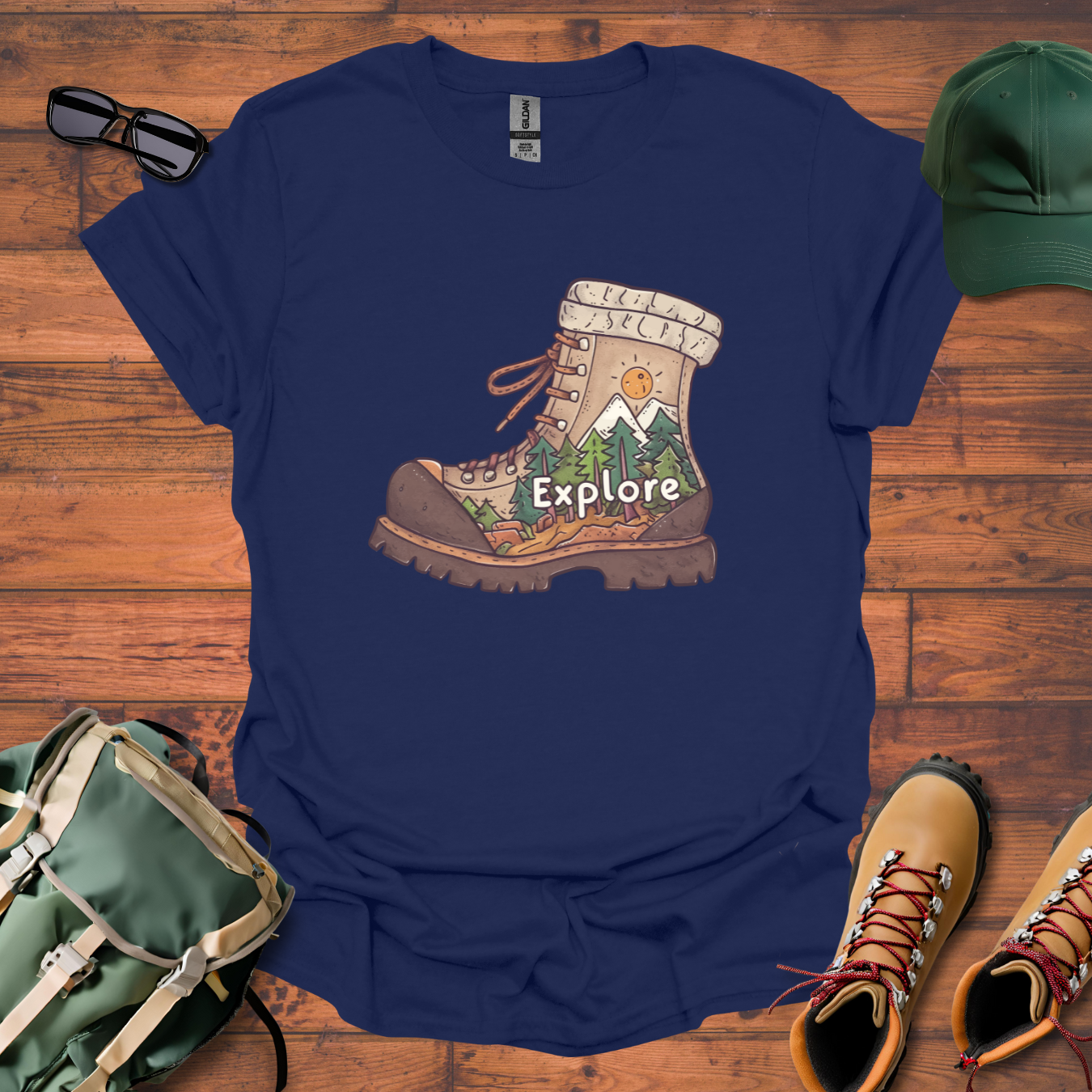 Boot Explore Fun Tee - Unisex Softstyle T-Shirt