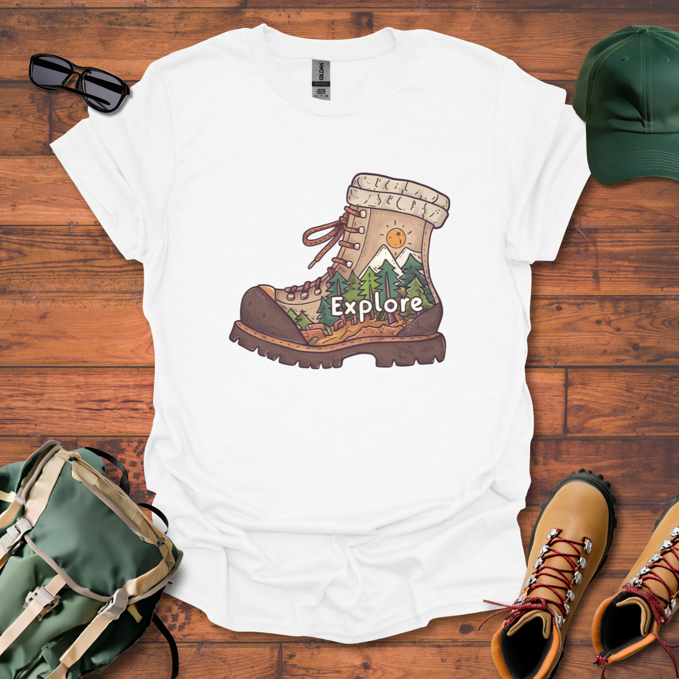 Boot Explore Fun Tee - Unisex Softstyle T-Shirt