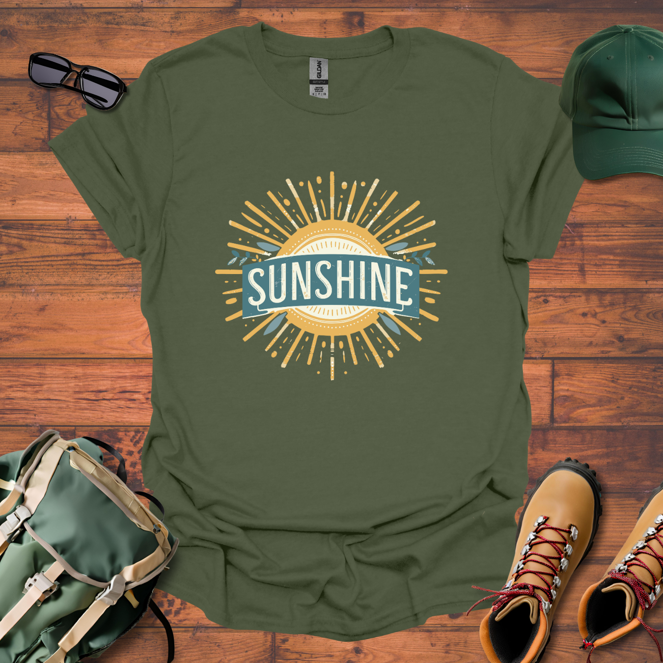 Sunshine Rays 2 Tee - Unisex Softstyle T-Shirt