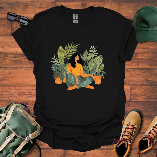 Woman Plants Tee - Unisex Softstyle T-Shirt