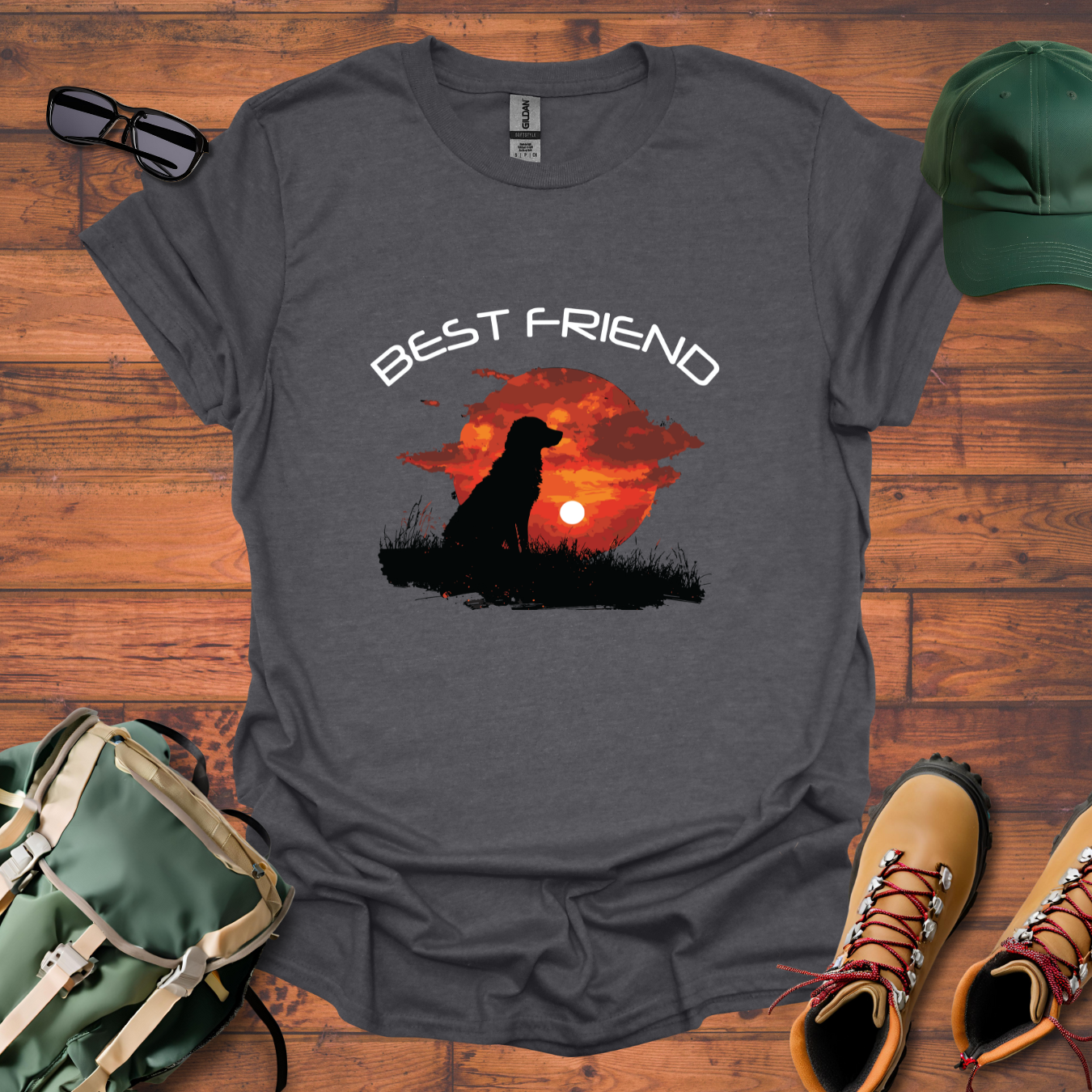 Dog Best Friend Tee - Unisex Softstyle T-Shirt
