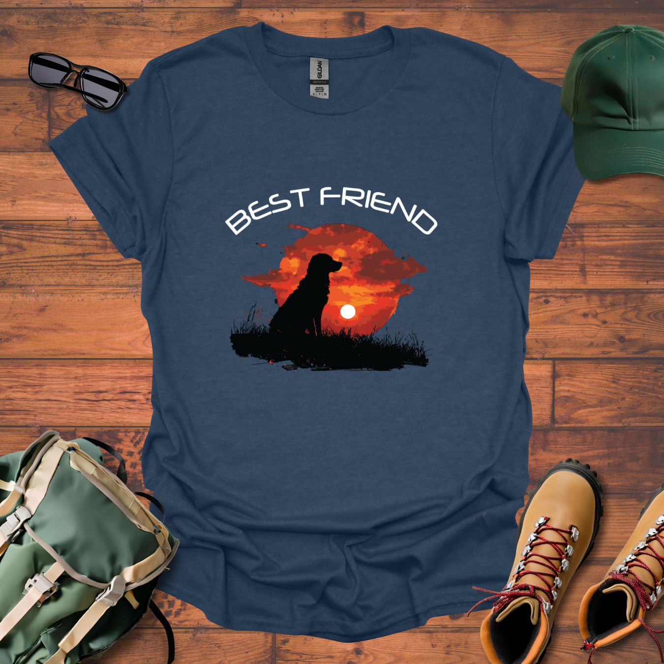Dog Best Friend Tee - Unisex Softstyle T-Shirt