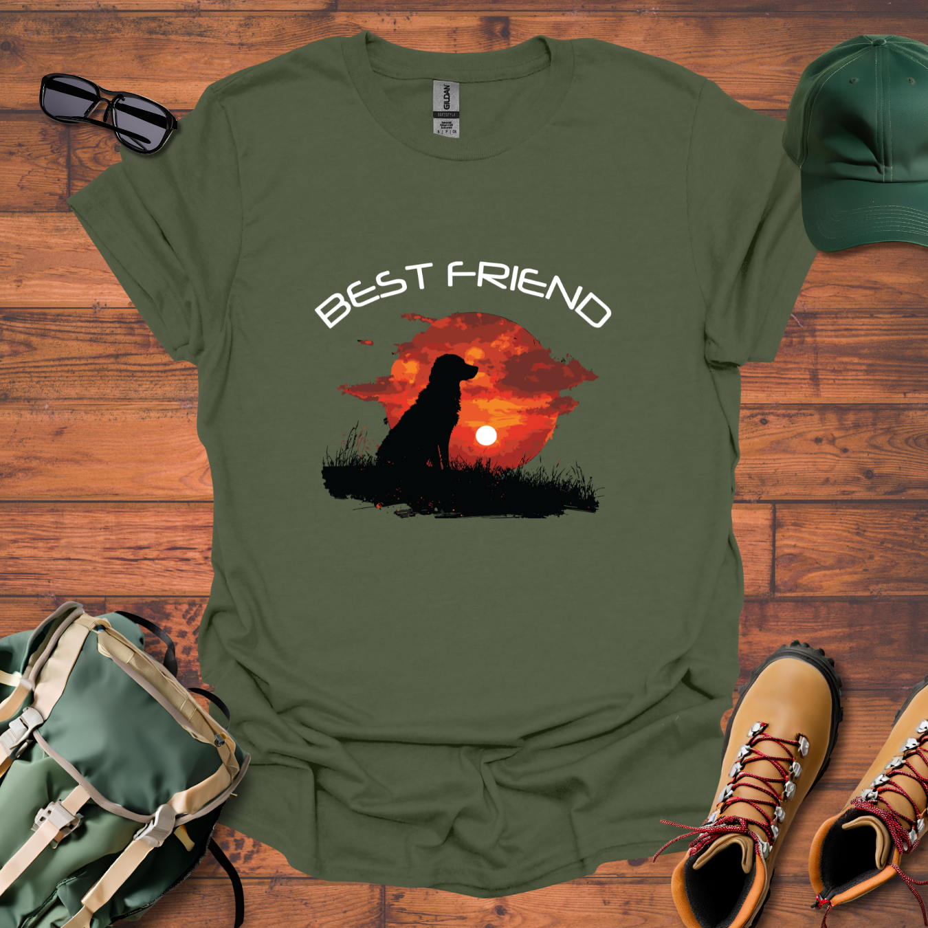 Dog Best Friend Tee - Unisex Softstyle T-Shirt