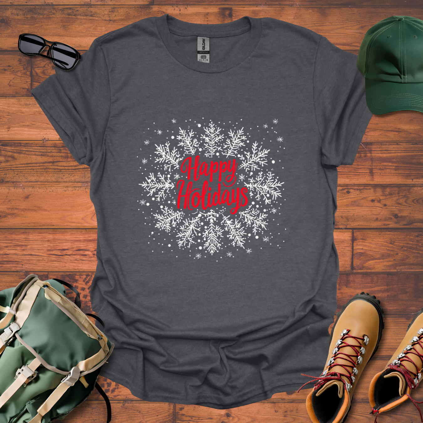 Happy Holidays Tee - Unisex Softstyle T-Shirt