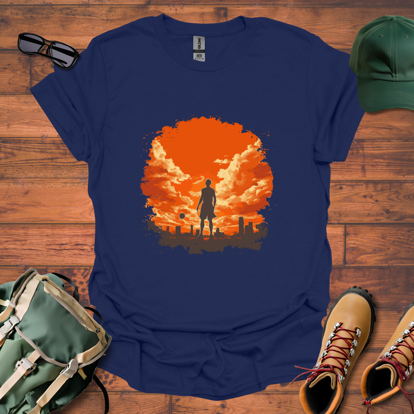 Basketball City Tee - Unisex Softstyle T-Shirt