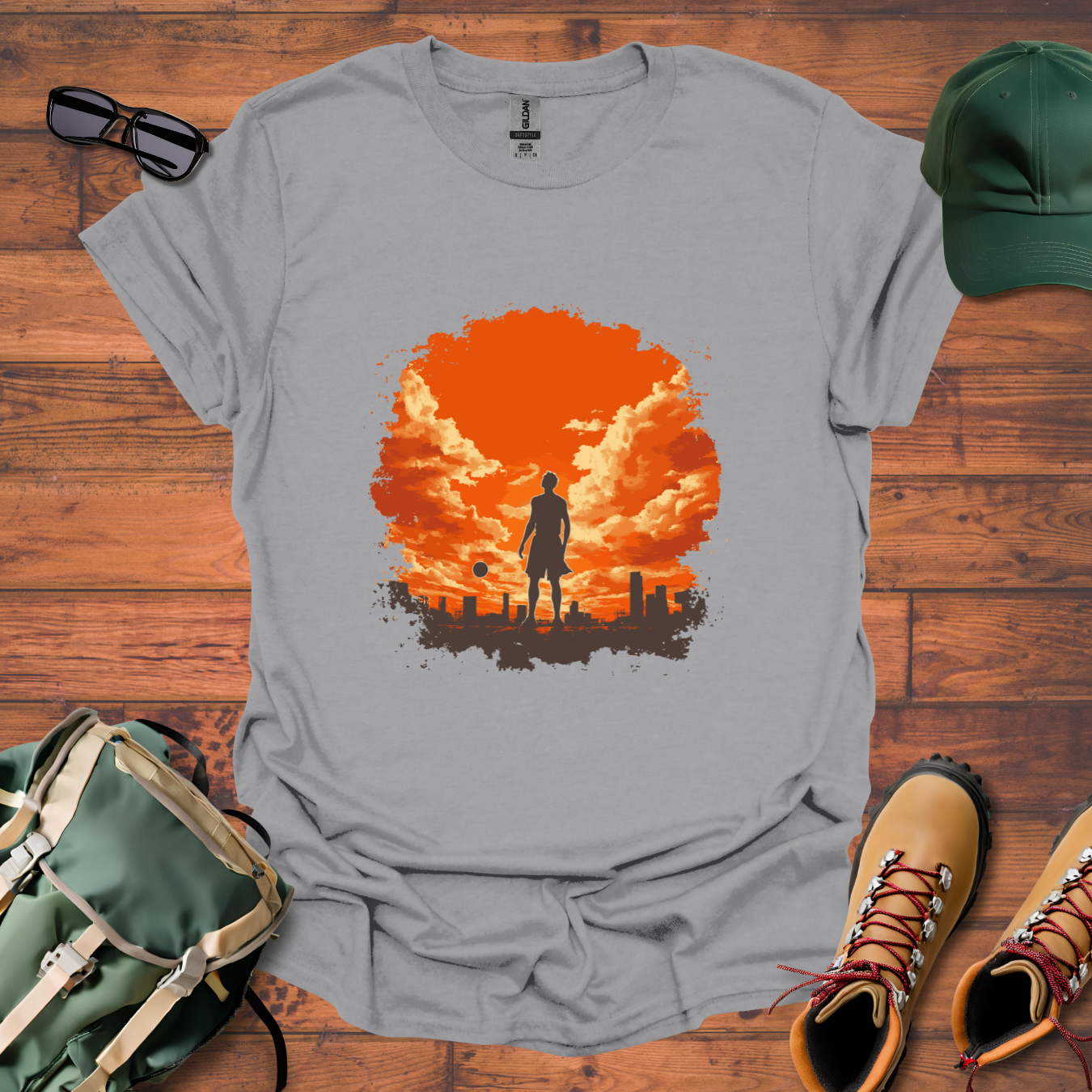 Basketball City Tee - Unisex Softstyle T-Shirt