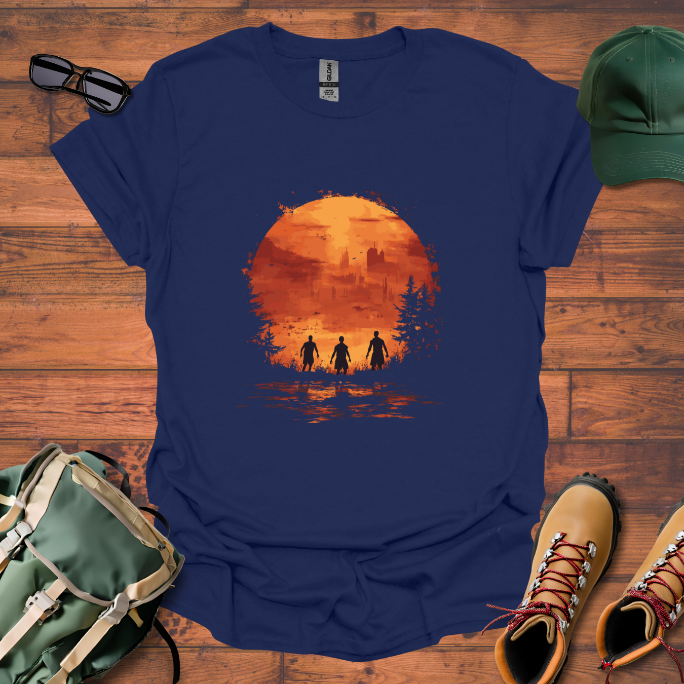 Men City Sun Tee - Unisex Softstyle T-Shirt