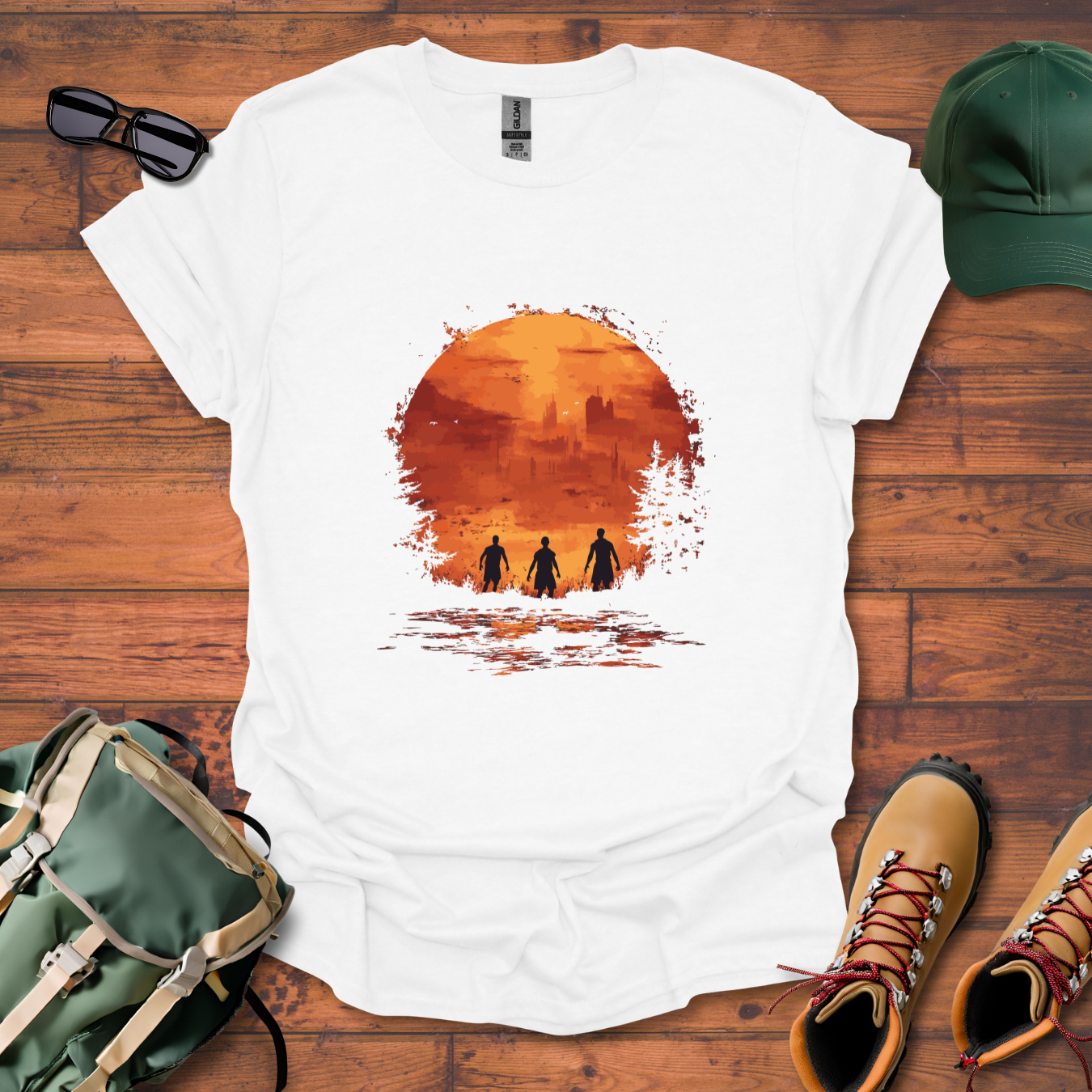Men City Sun Tee - Unisex Softstyle T-Shirt