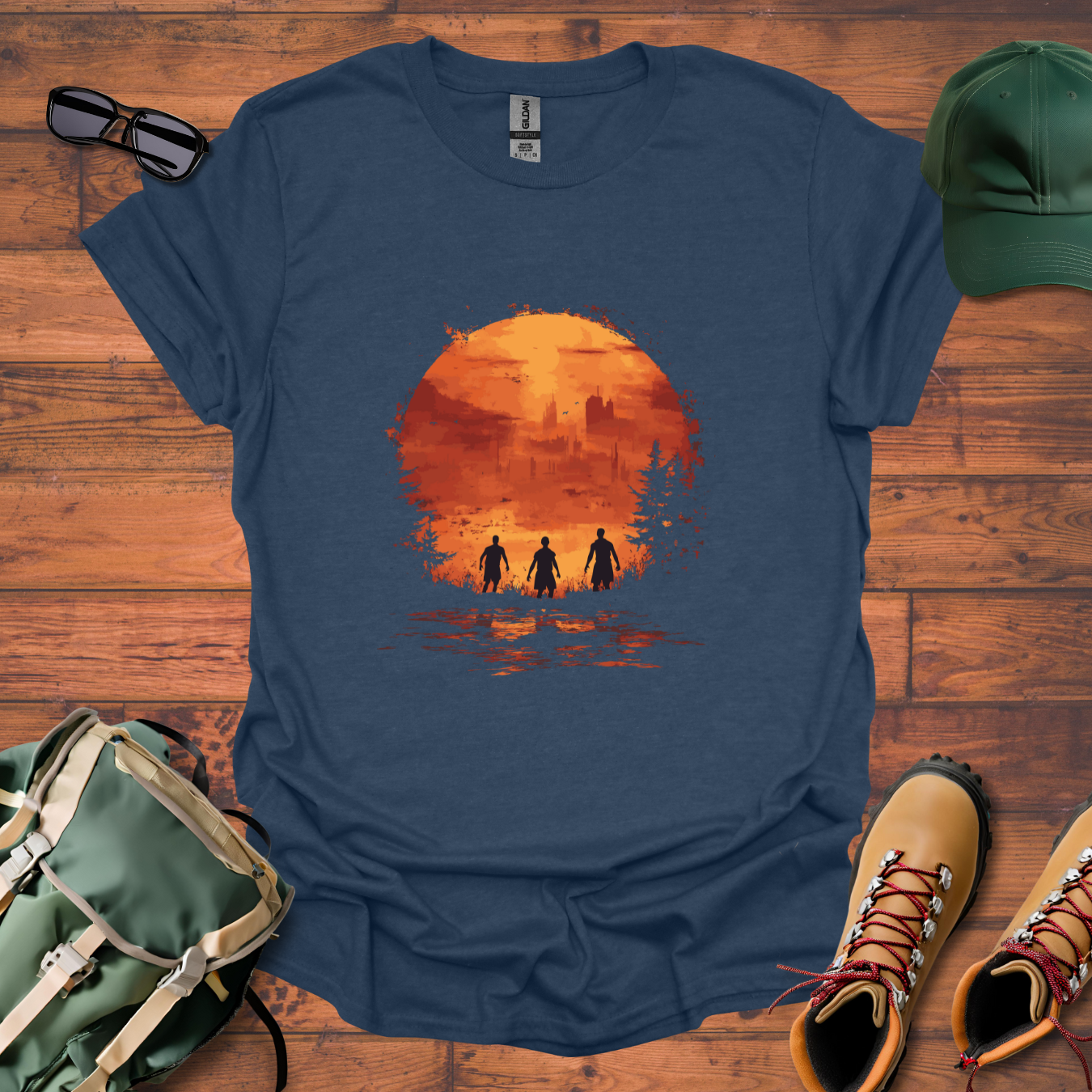 Men City Sun Tee - Unisex Softstyle T-Shirt