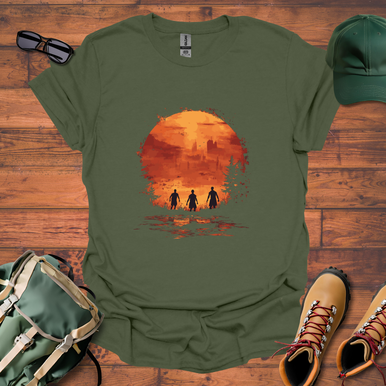 Men City Sun Tee - Unisex Softstyle T-Shirt