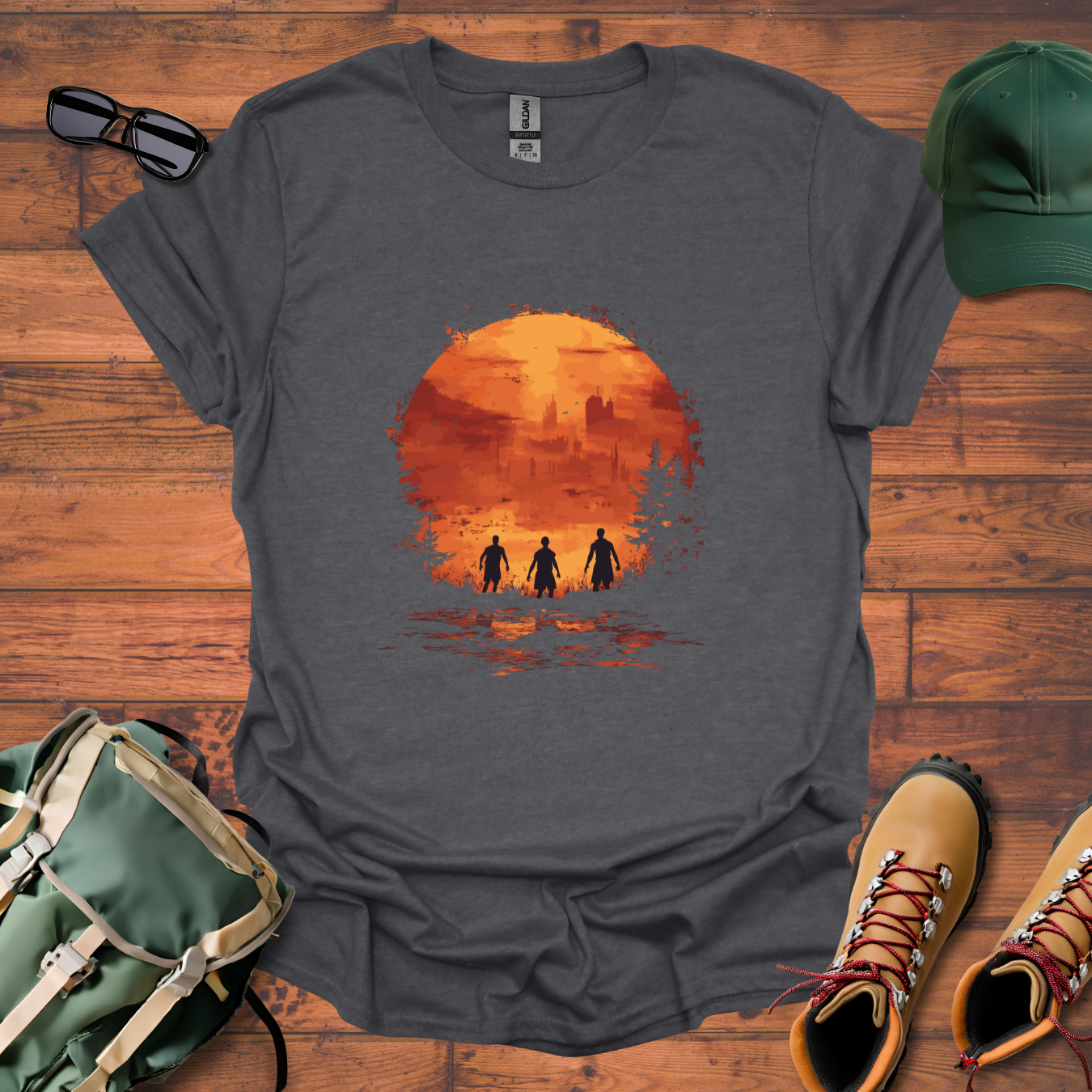 Men City Sun Tee - Unisex Softstyle T-Shirt
