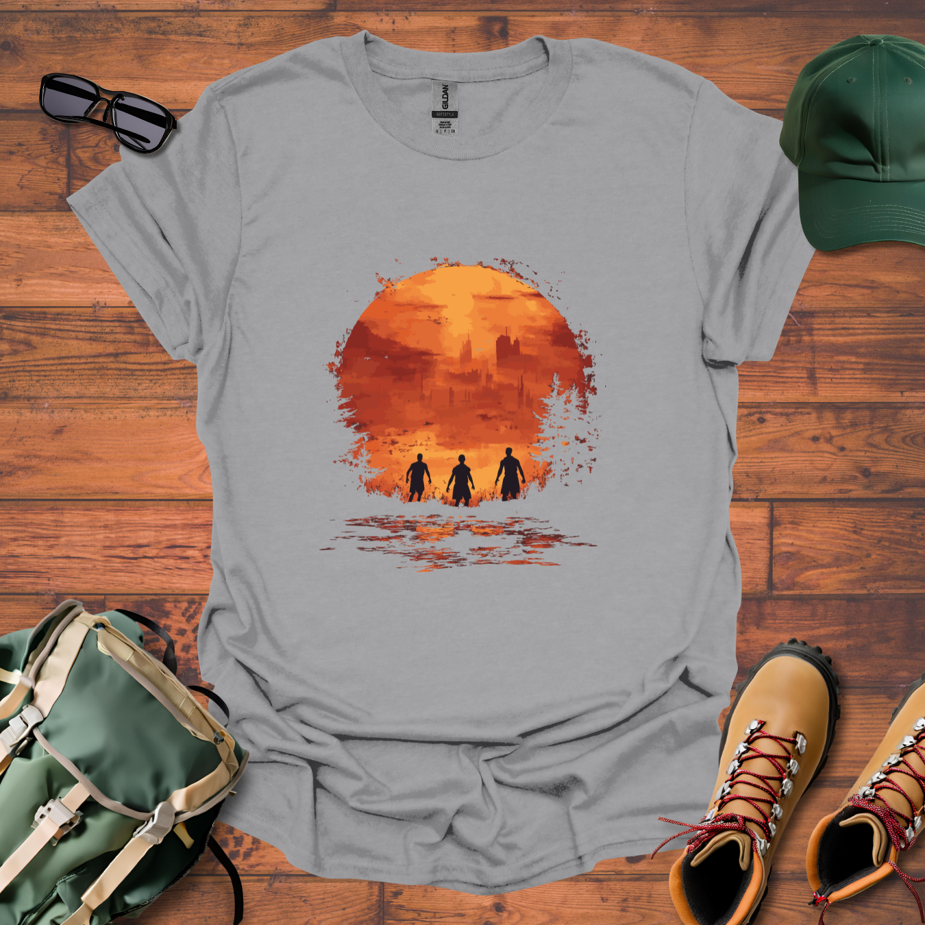 Men City Sun Tee - Unisex Softstyle T-Shirt
