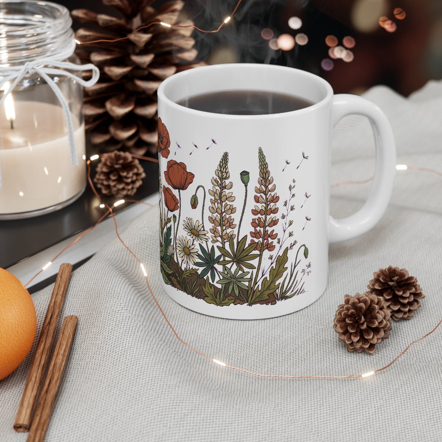 Poppy & Daisy Wildflower Meadow - Mug 11oz