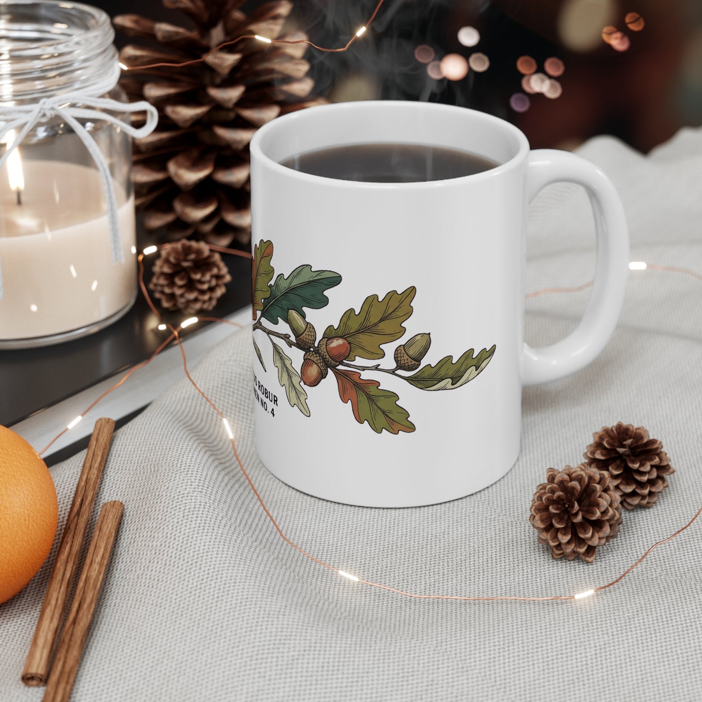 Quercus Robur Oak Branch - Mug 11oz