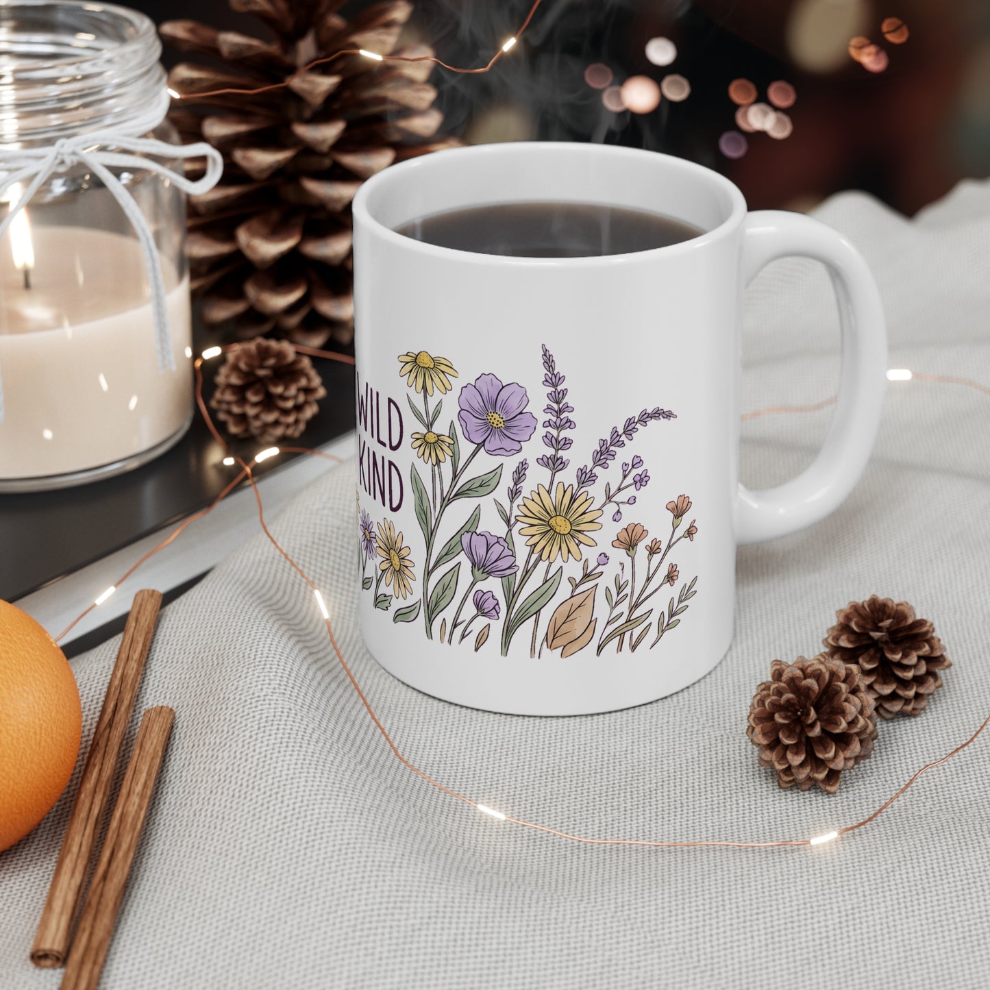 Original hand-drawn designs inspired by nature and the outdoors, from Evergreen Tees. The Cosmos & Daisy Wildflower Meadow design, made to order by Evergreen…