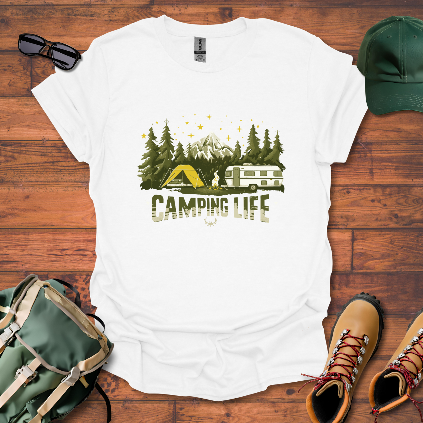 Camping Life 7 Tee - Unisex Softstyle T-Shirt