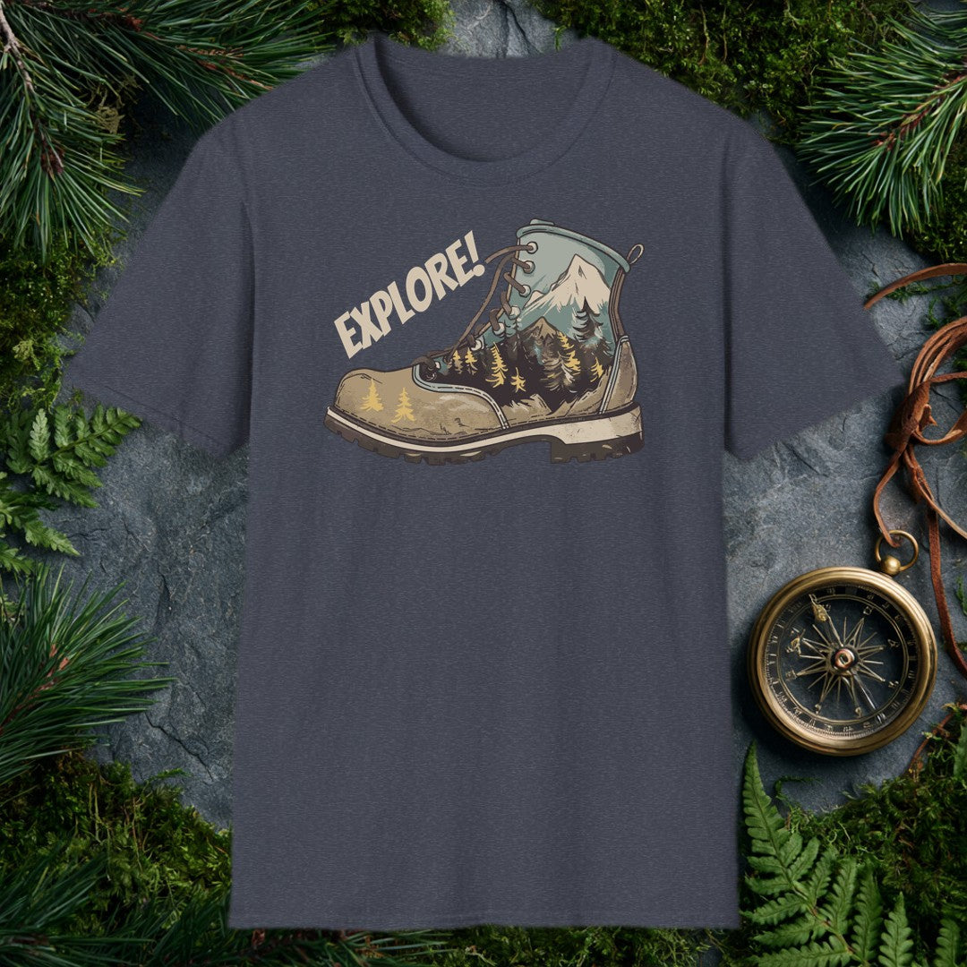 Heather Navy mockup