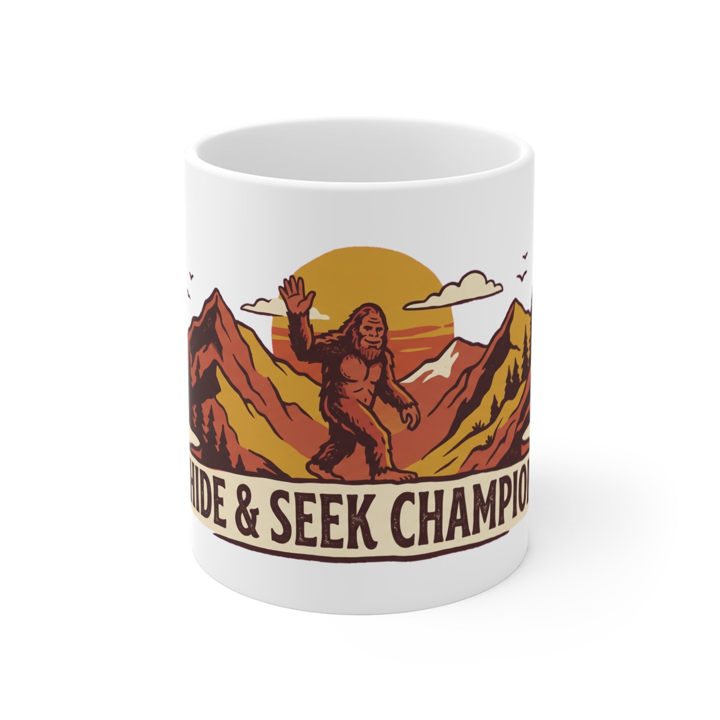 Original hand-drawn designs inspired by nature and the outdoors, from Evergreen Tees. The Bigfoot Hide and Seek Champion design, made to order by Evergreen…