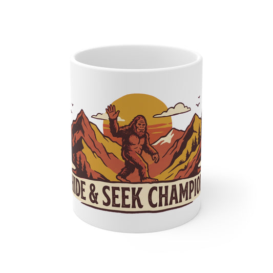Original hand-drawn designs inspired by nature and the outdoors, from Evergreen Tees. The Bigfoot Hide and Seek Champion design, made to order by Evergreen…