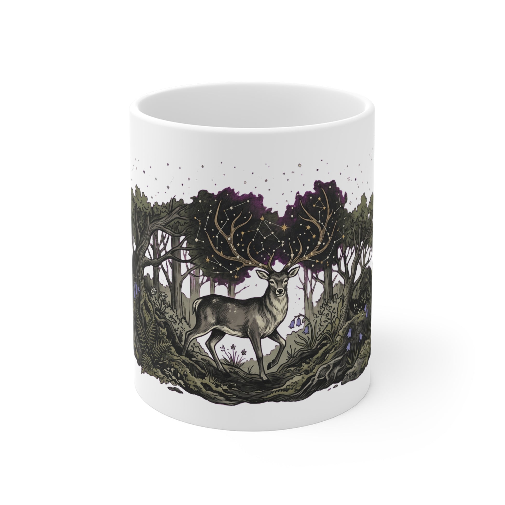 Discover nature graphic apparel inspired by forests, mountains, and outdoor adventure. Printed on demand just for you. The Celestial Stag in the Forest design,…