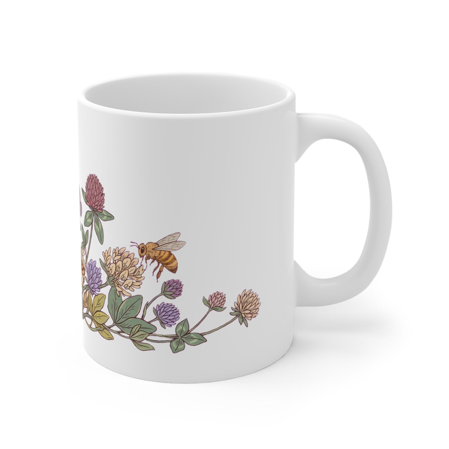 Zinnia & Cosmos Bee Garden - Mug 11oz