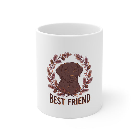 Chocolate Lab Best Friend - Mug 11oz