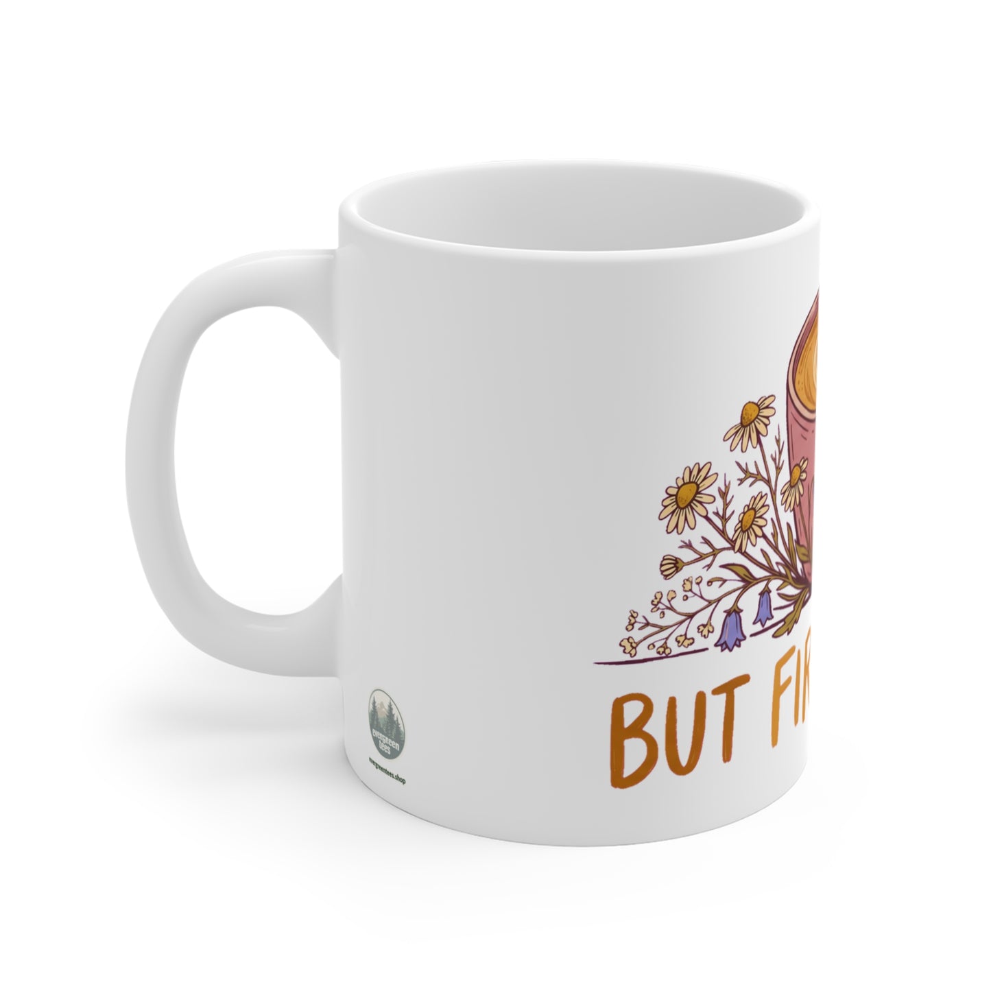 But First Coffee Daisy & Bluebell - Mug 11oz