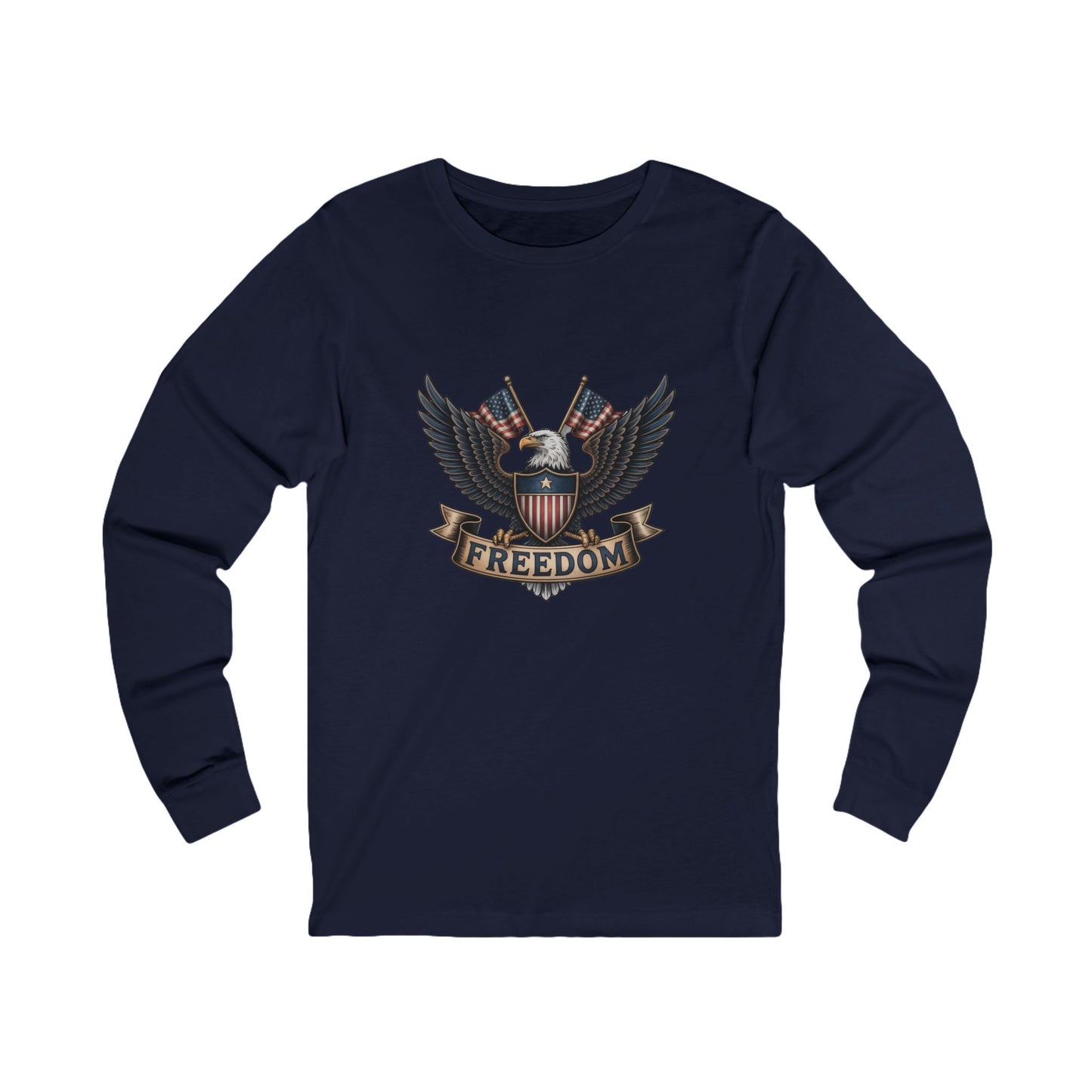 Freedom Eagle - Unisex Jersey Long Sleeve Tee