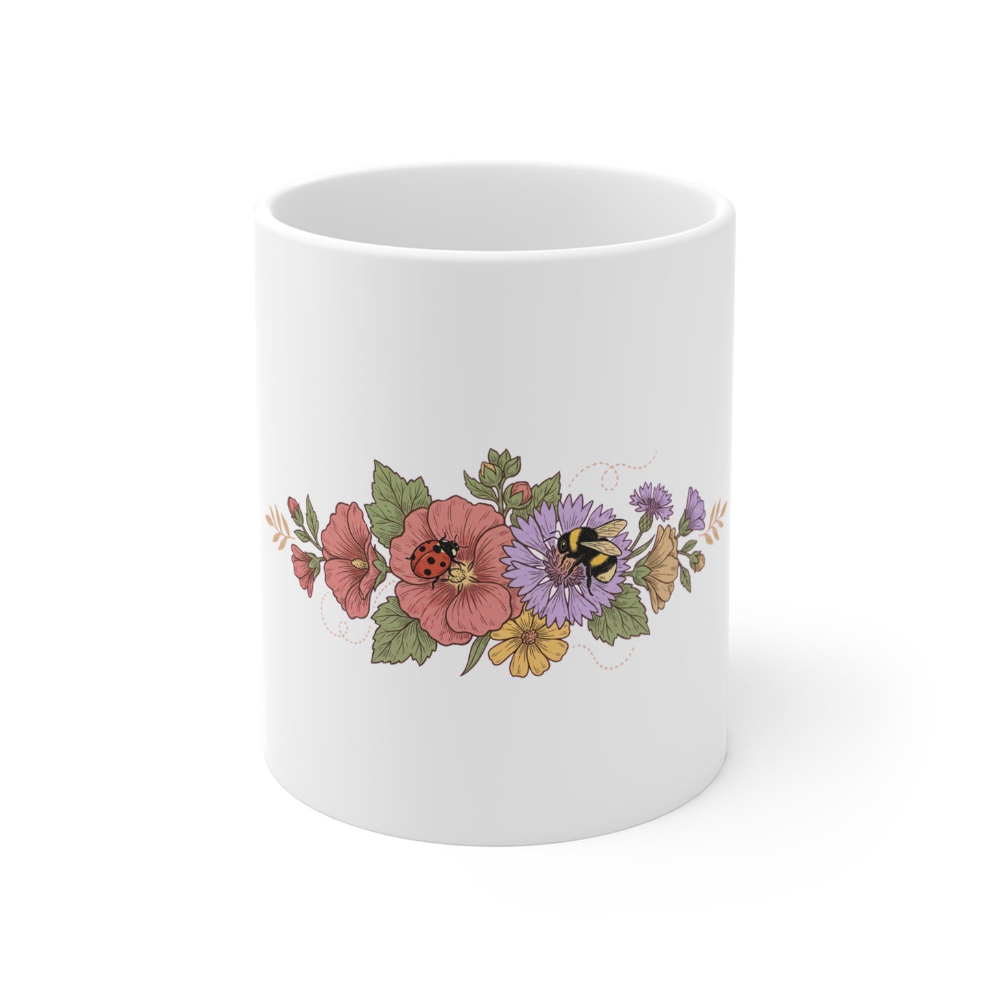 Bee Garden Wrap 06 - Mug 11oz
