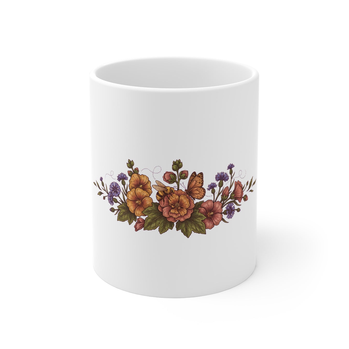 Bee Garden Wrap 04 - Mug 11oz