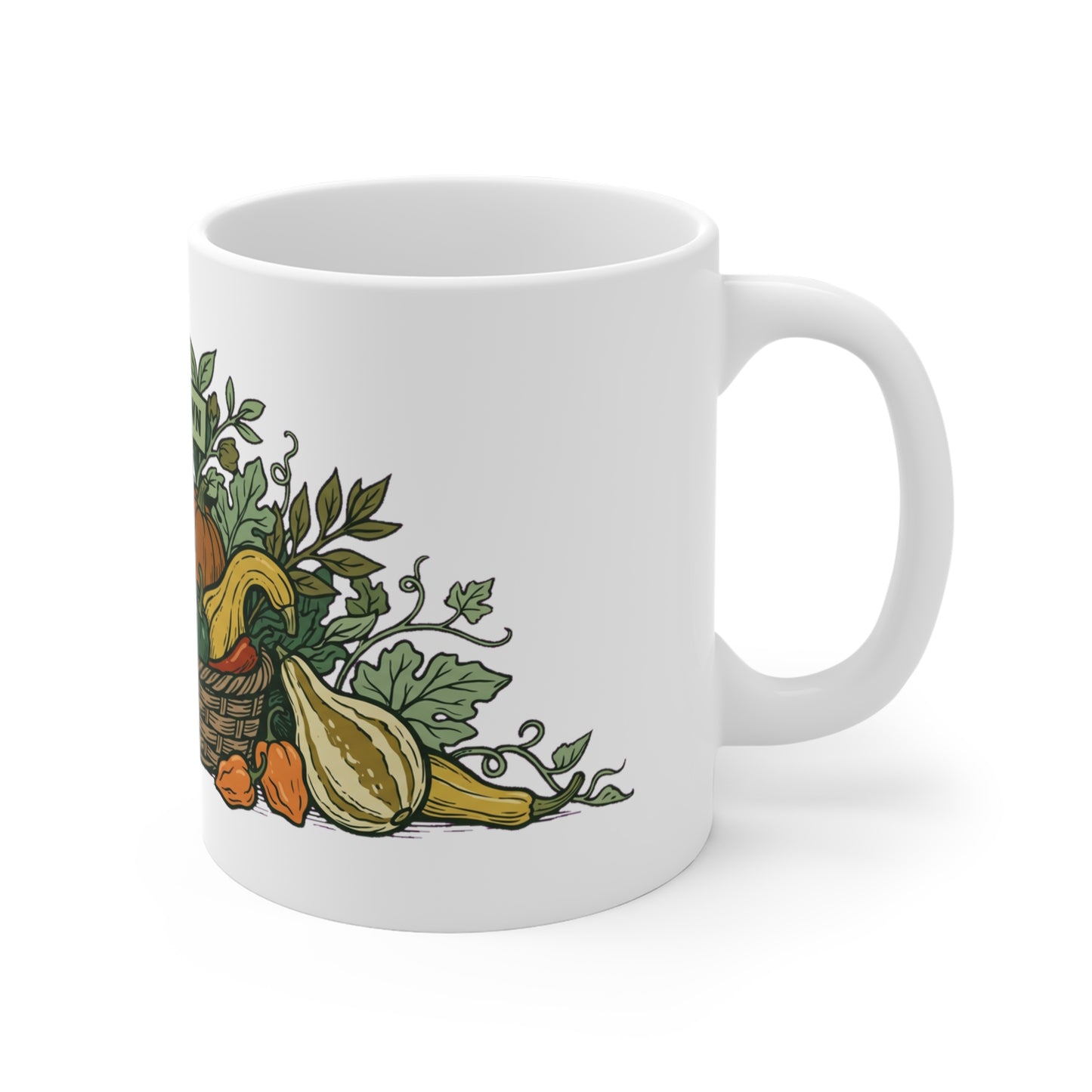 Homegrown Garden Harvest Basket - Mug 11oz