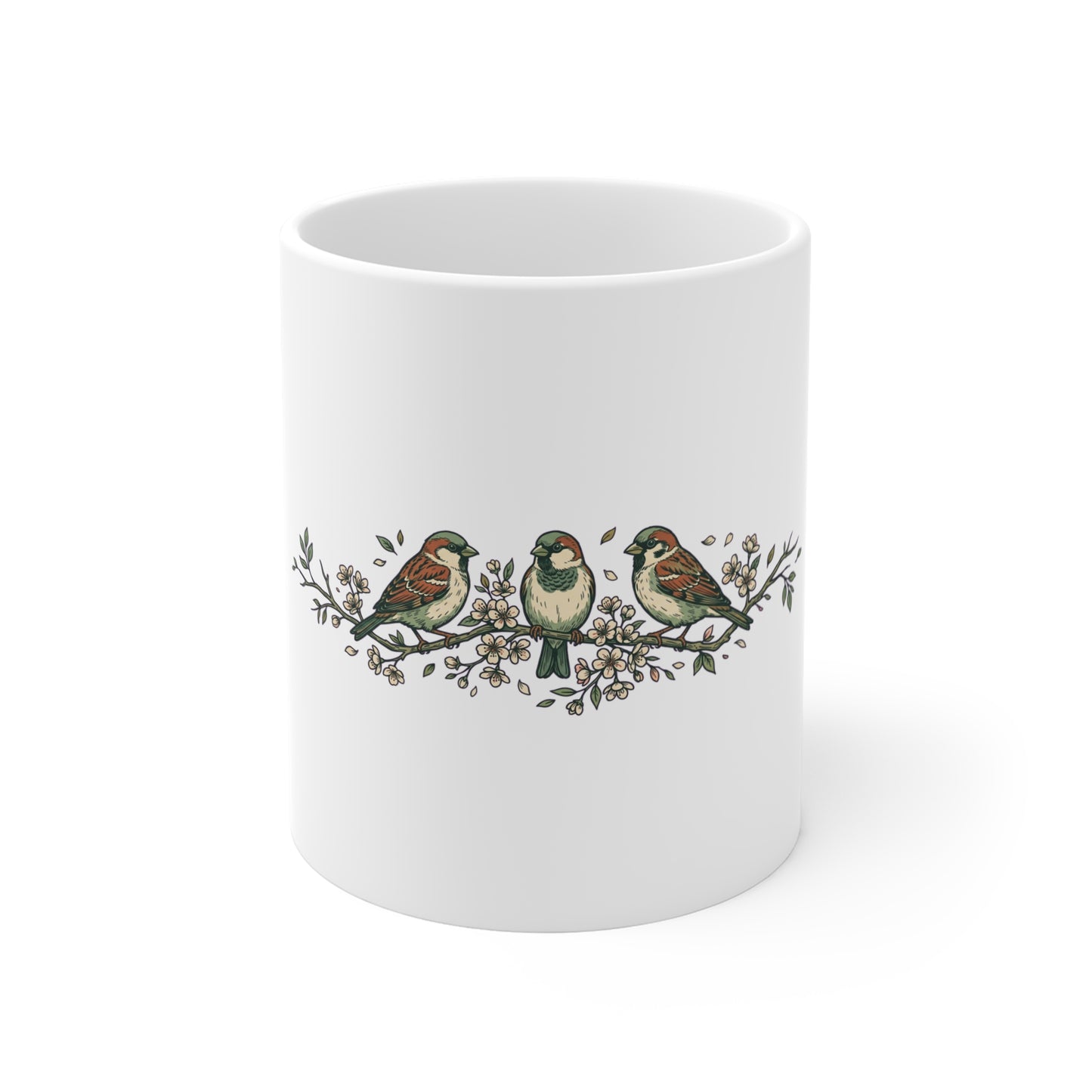 Backyard Birds Wrap 03 - Mug 11oz
