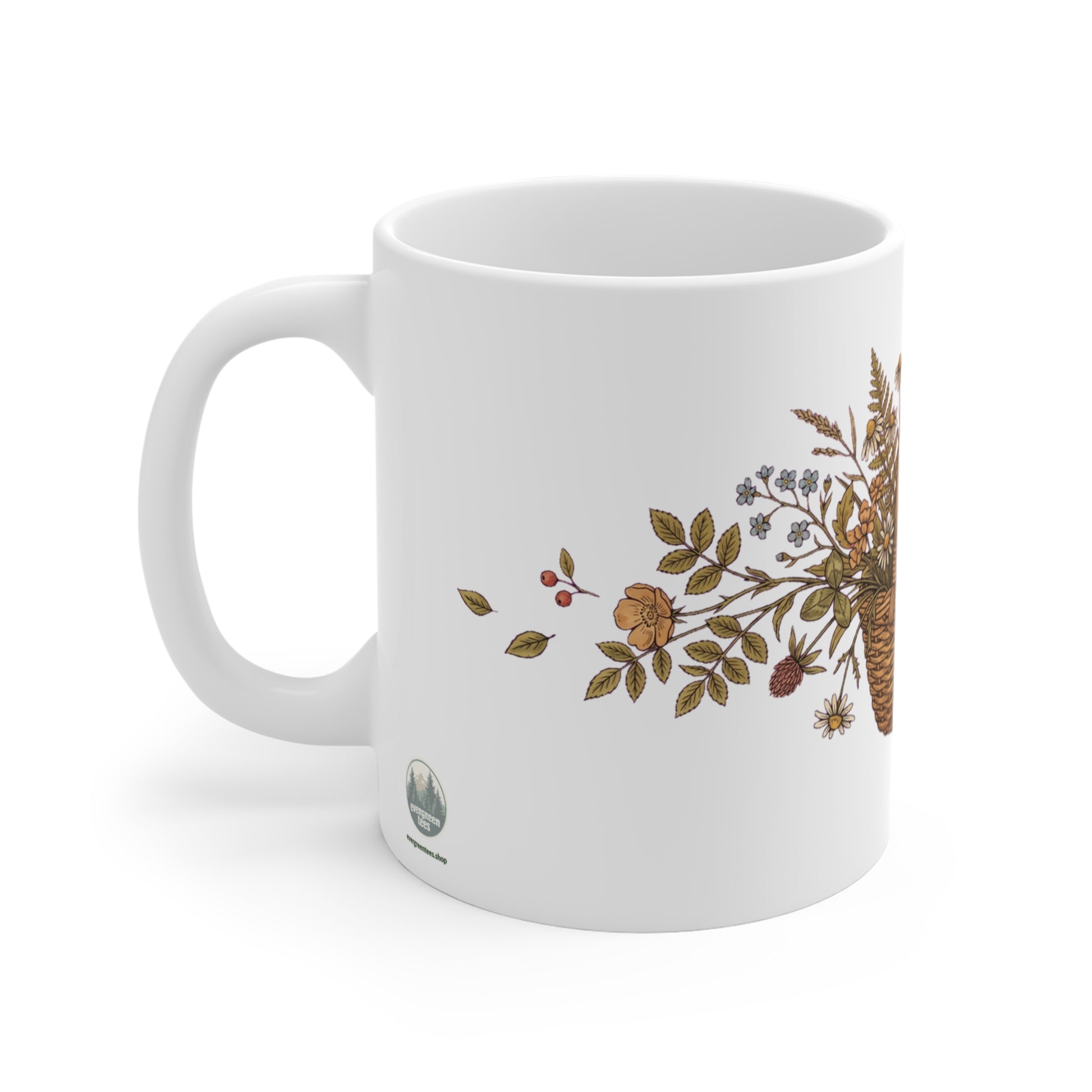 Discover nature graphic apparel inspired by forests, mountains, and outdoor adventure. Printed on demand just for you. The Robin & Wild Rose Cottage Basket…