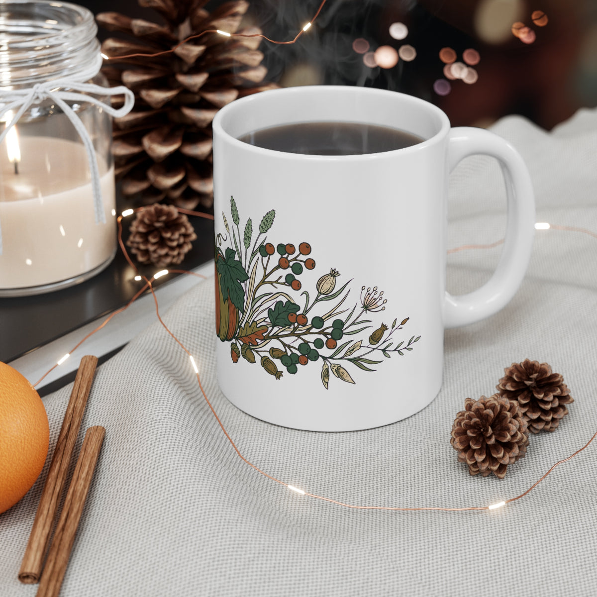 Pumpkin & Harvest Berry Botanical - Mug 11oz