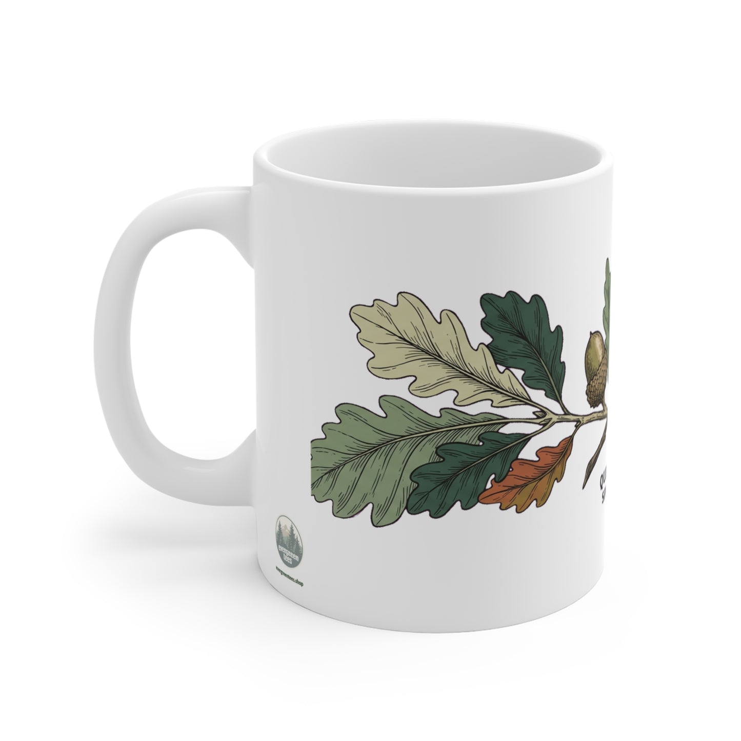Quercus Robur Oak Branch - Mug 11oz