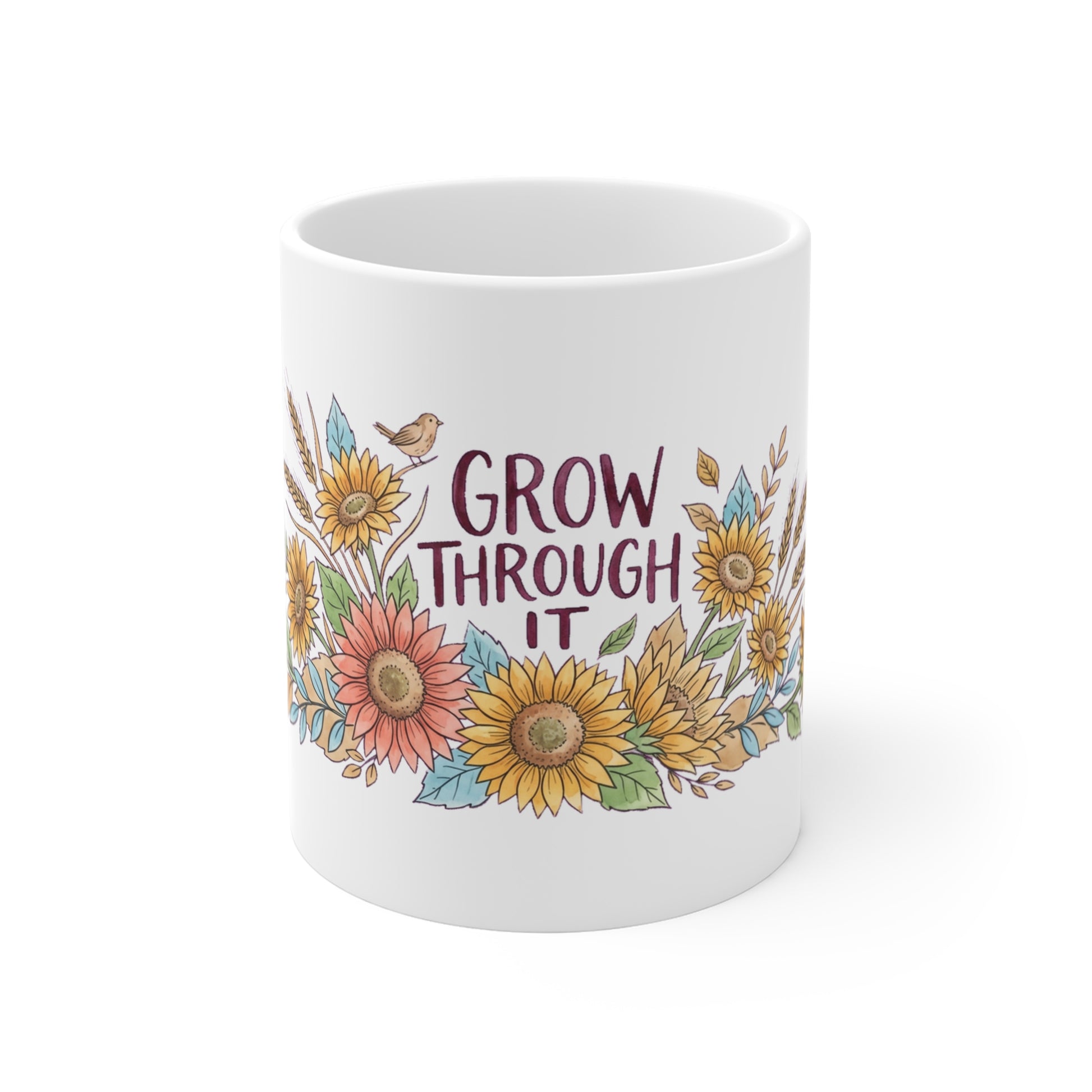 Original hand-drawn designs inspired by nature and the outdoors, from Evergreen Tees. The Inspirational Floral 07 design, made to order by Evergreen Tees.