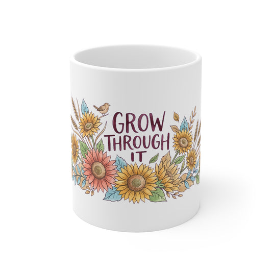 Original hand-drawn designs inspired by nature and the outdoors, from Evergreen Tees. The Inspirational Floral 07 design, made to order by Evergreen Tees.