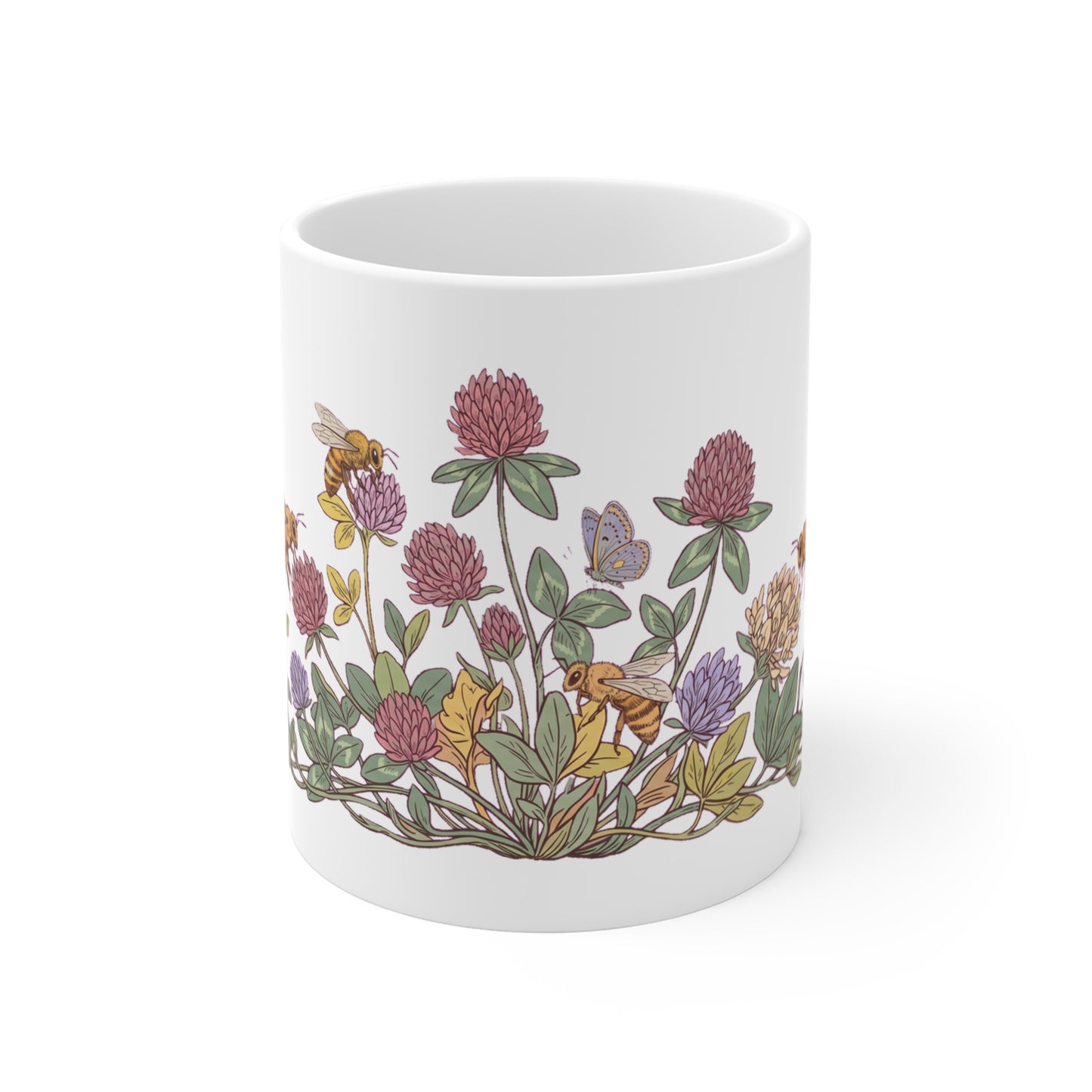 Zinnia & Cosmos Bee Garden - Mug 11oz