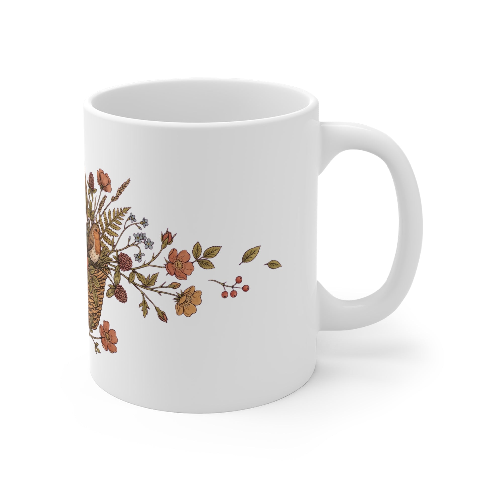 Discover nature graphic apparel inspired by forests, mountains, and outdoor adventure. Printed on demand just for you. The Robin & Wild Rose Cottage Basket…