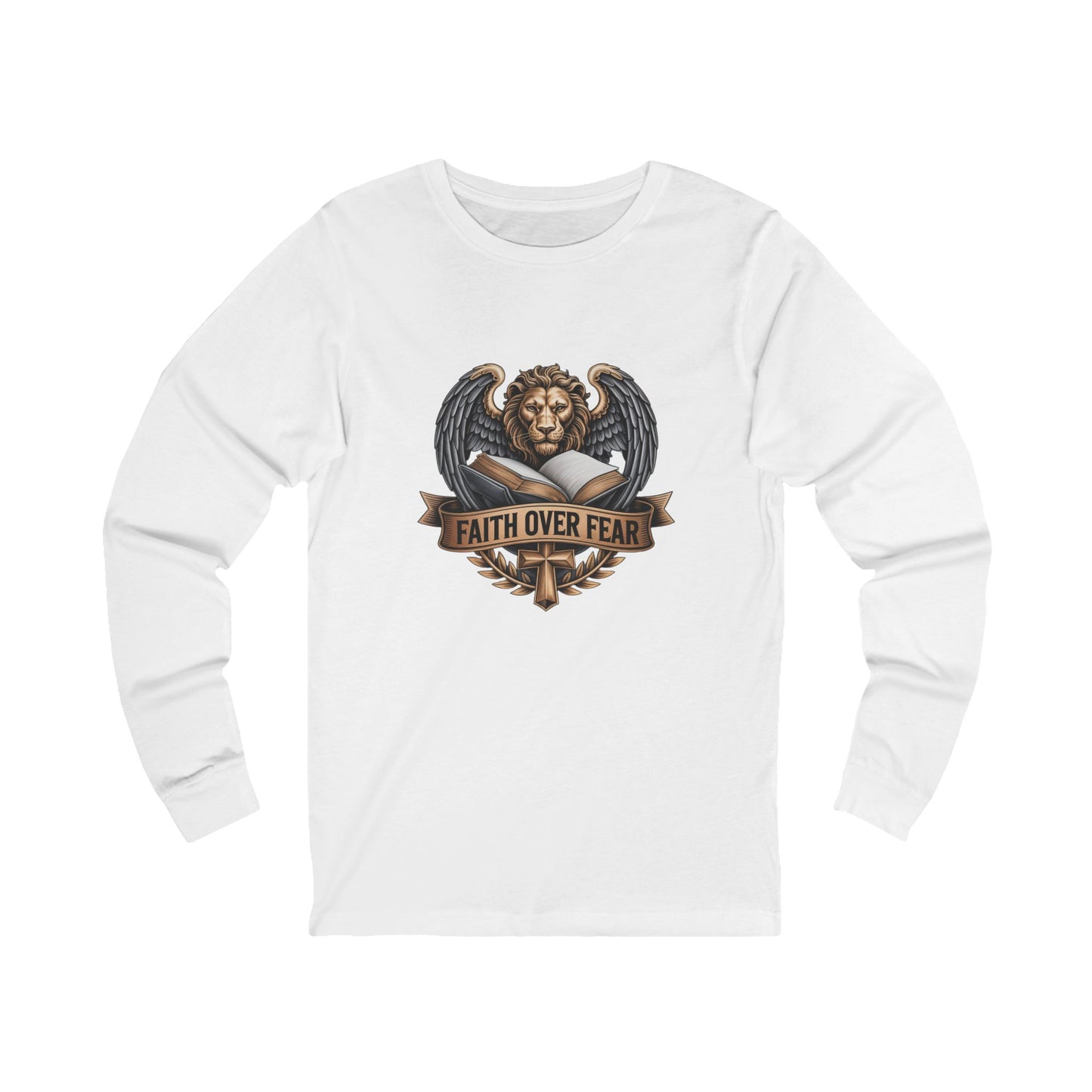 Faith Over Fear - Unisex Jersey Long Sleeve Tee