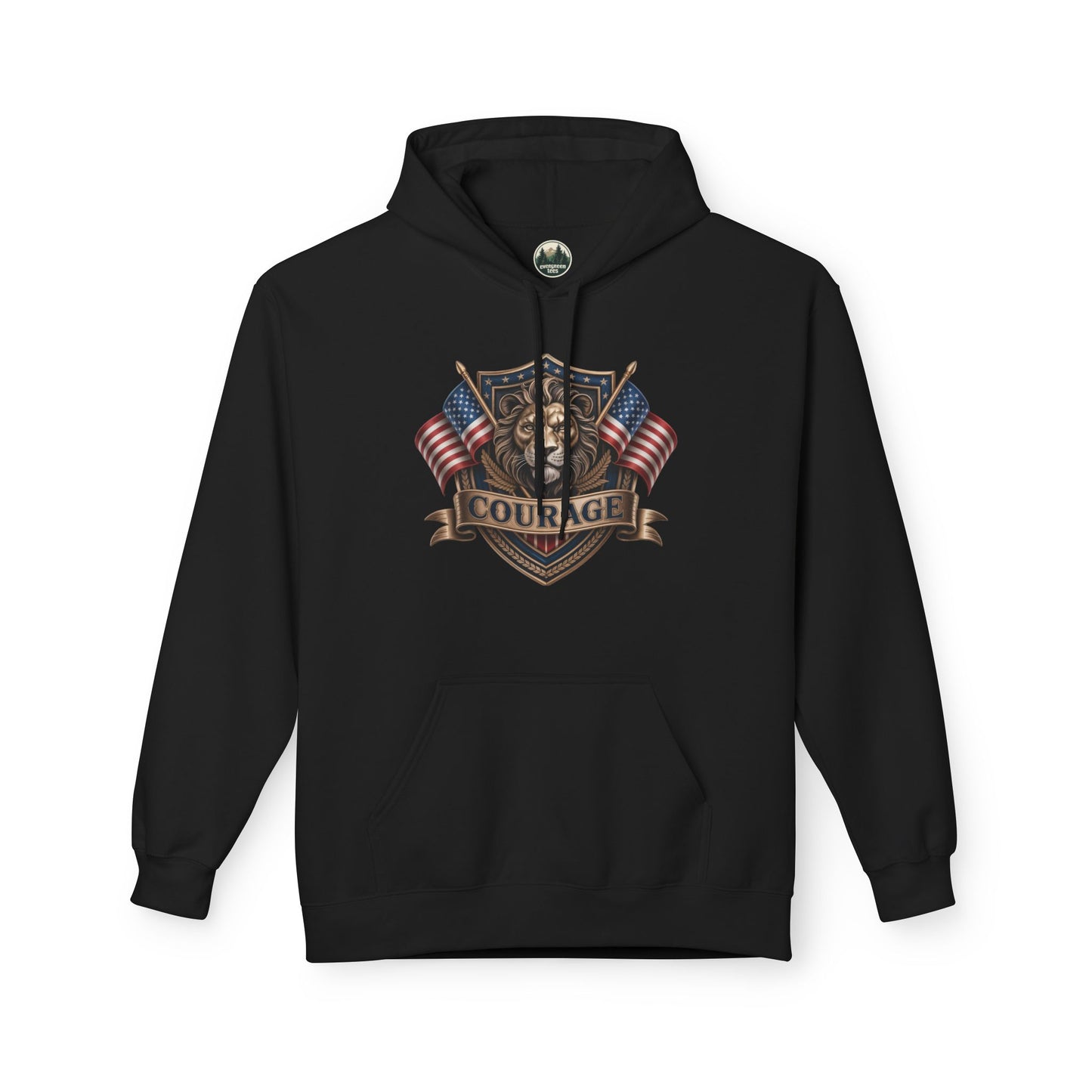 Courage Lion - Unisex Midweight Softstyle Fleece Hoodie